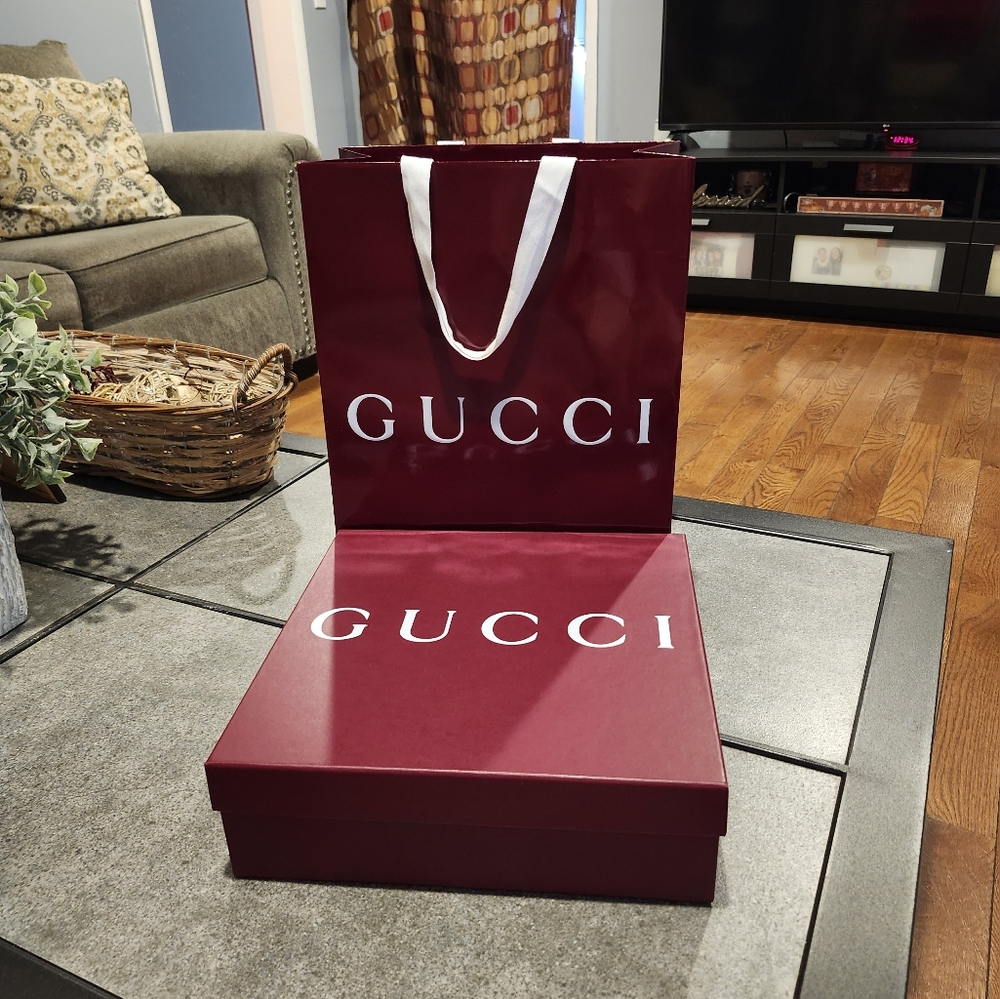 Gucci Gift Bag/Box Combo